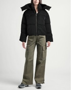 Pangaia Womens Puffer in Black