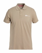 Alpha Industries Mens Polo shirt Taupe