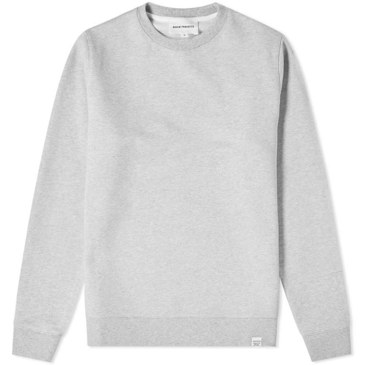 Photo: Norse Projects Vagn Classic Crew Sweat Light Grey Melange