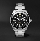 TAG Heuer - Aquaracer Automatic 43mm Steel Watch - Black