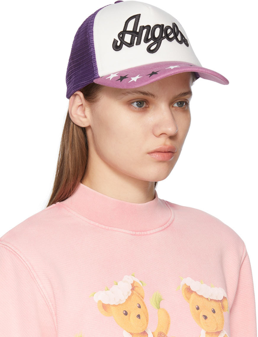 Palm Angels Purple Angels Cap Palm Angels display picture 2