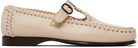 HEREU Off-White Alcover Supple Shiny Loafers