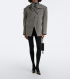 Magda Butrym Herringbone wool and cashmere-blend blazer