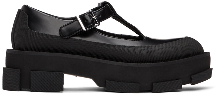 Photo: both Black Platform Gao Oxfords