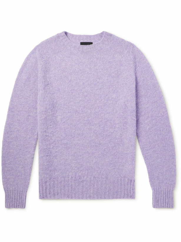 Photo: Howlin' - Birth of the Cool Brushed-Wool Sweater - Purple