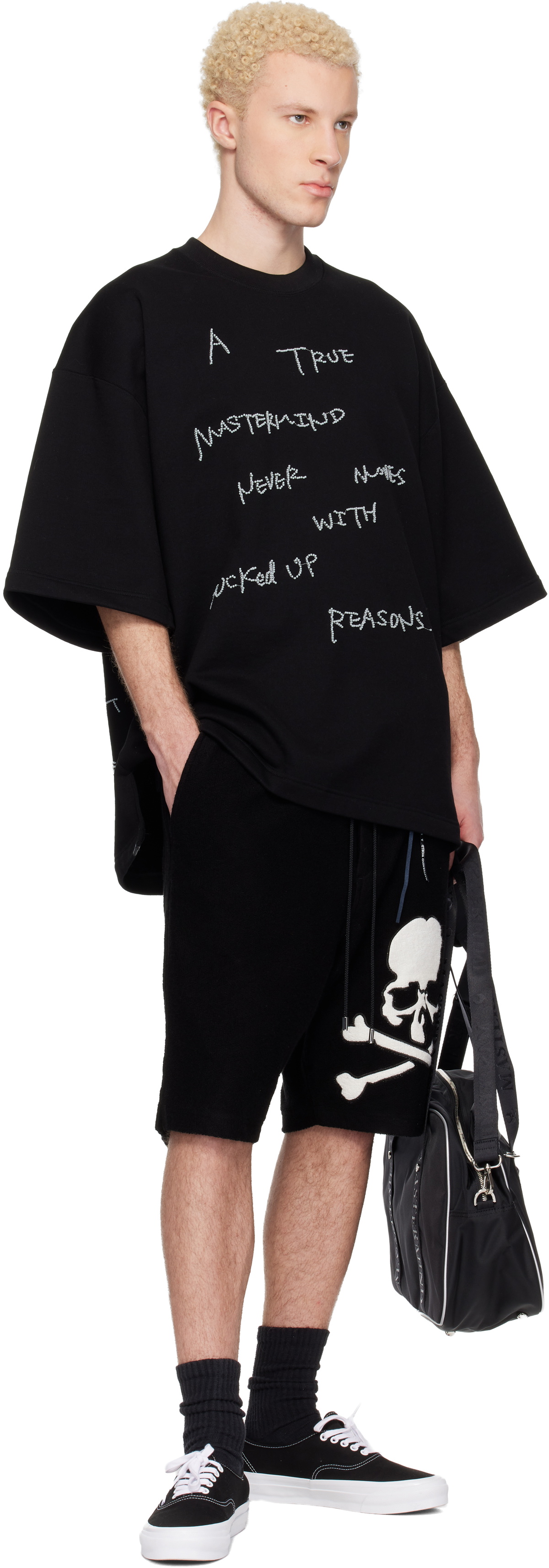 MASTERMIND WORLD Black Nylon Bag