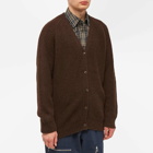 YMC Men's Kurt Knit Cardigan in Brown