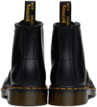 Dr. Martens Black 101 Yellow Stitch Ankle Boots