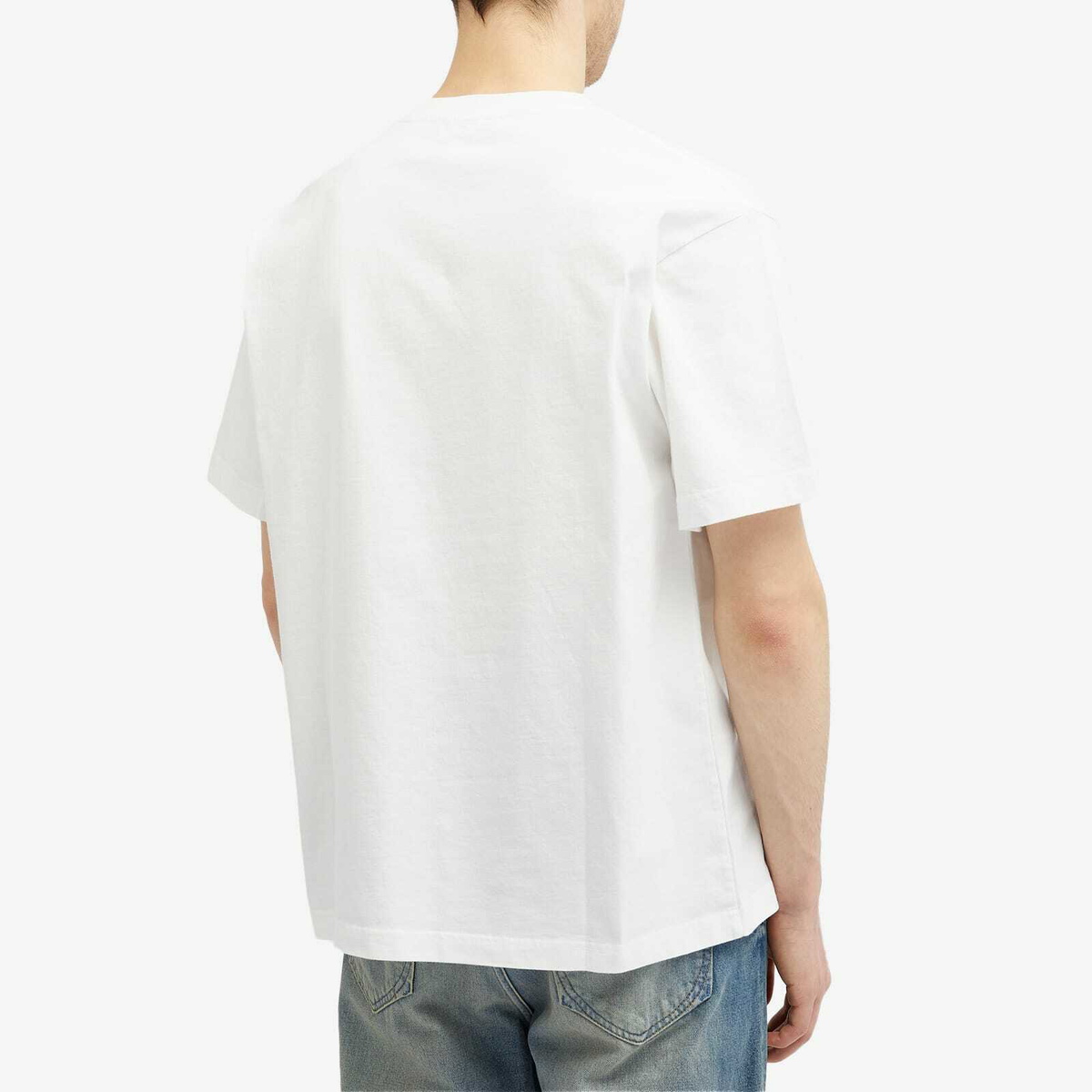 Kenzo Men's Drawn Varsity Oversize T-Shirt in Off White Kenzo