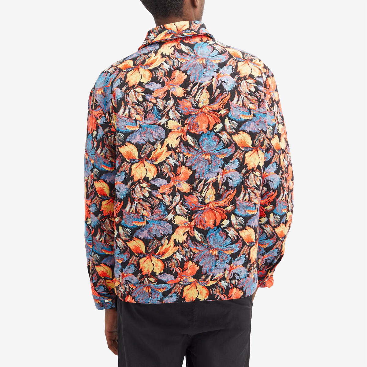 Soulland Men's Windom Jacket in Orange Multi