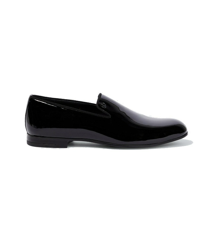 Photo: Giorgio Armani Patent leather loafers