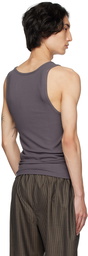 Maryam Nassir Zadeh Gray Hibiscus Tank Top