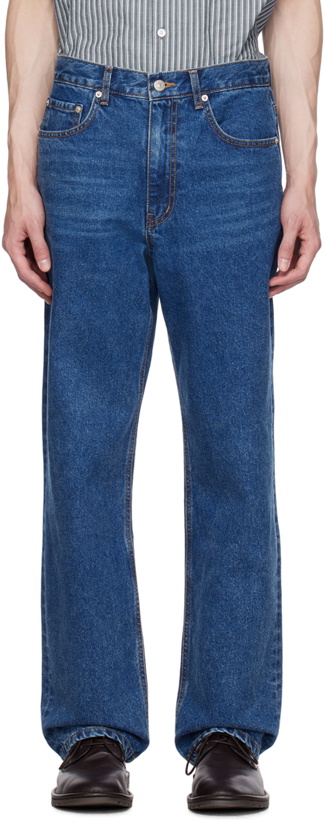 Photo: Dunst Blue Low-Rise Jeans