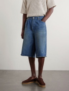 ssstein - Straight-Leg Denim Shorts - Blue