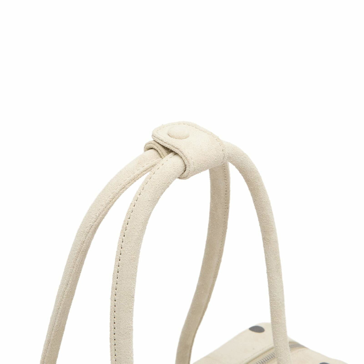 MARGESHERWOOD Women's Small Soft Boston Bag in Blond Wood/Polka Dot 