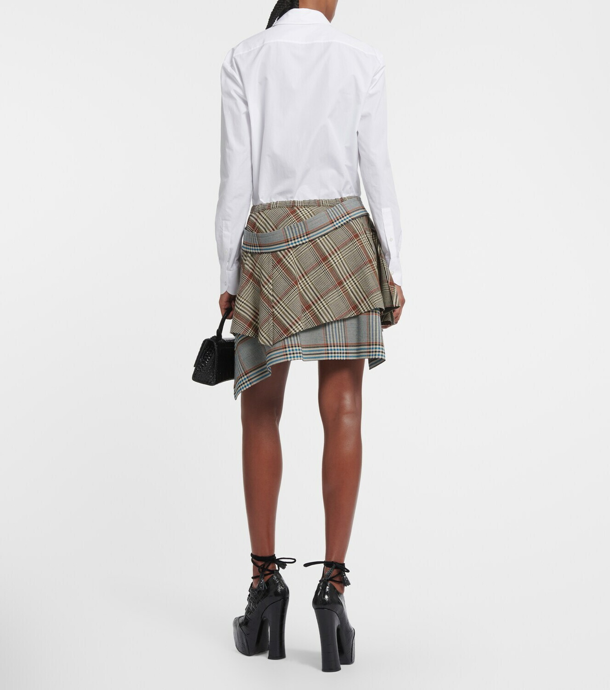 Vivienne Westwood Checked tweed miniskirt Vivienne Westwood
