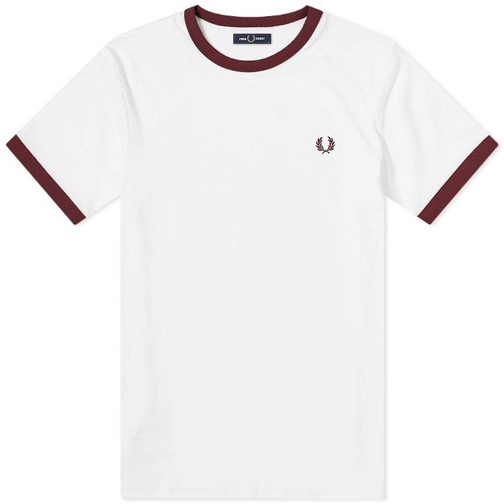 Photo: Fred Perry Contrast Rib Ringer Tee