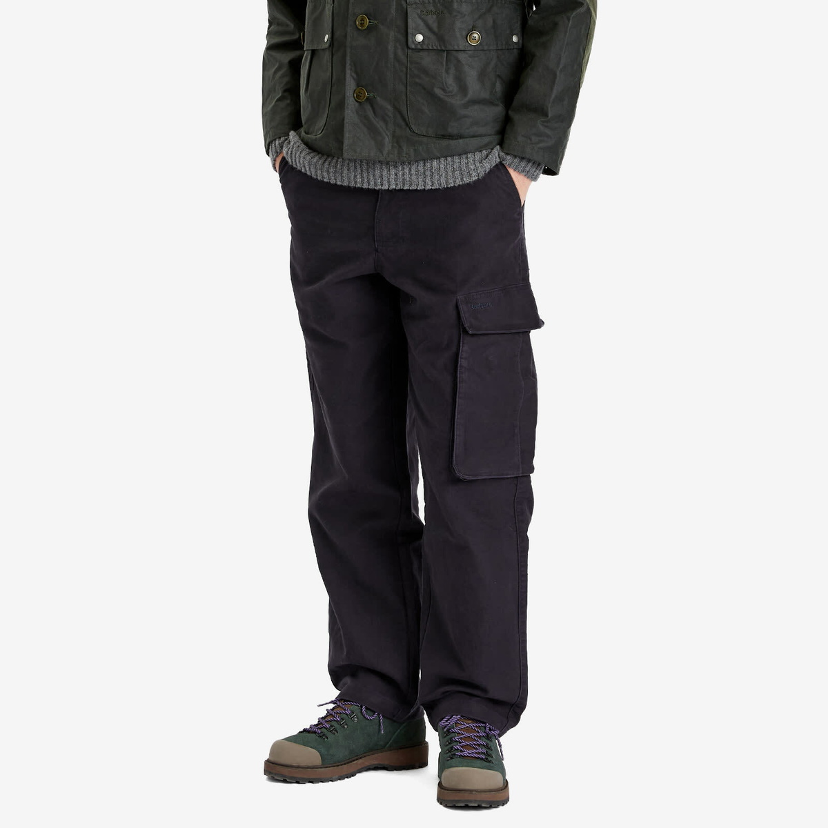 Barbour Men's Heritage+ Jungle Sateen Trousers in Navy