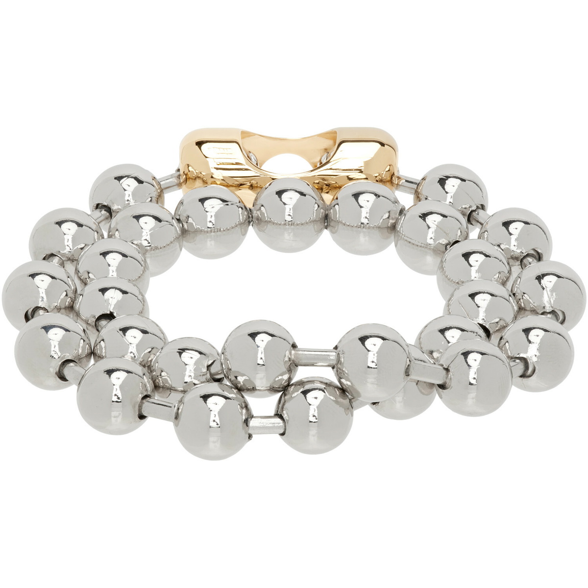 MM6 Maison Margiela Ball Chain Convertible Bracelet-Necklace