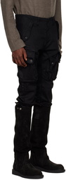 Julius Black Gas Mask Cargo Pants