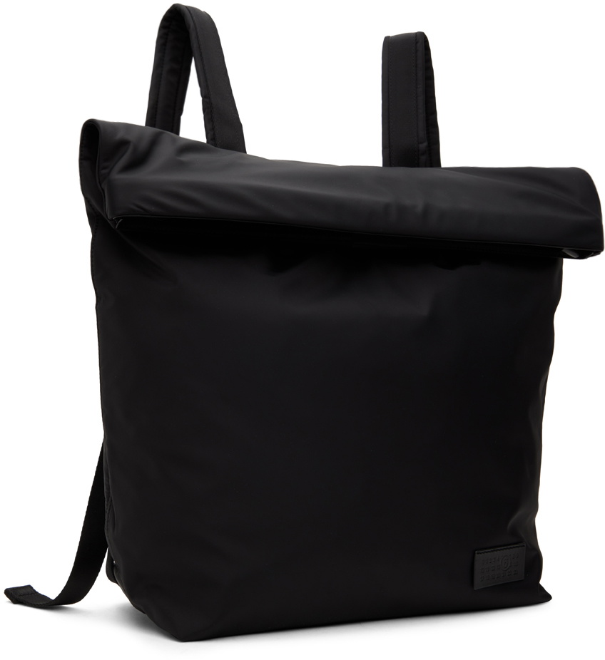 MM6 Maison Margiela Black Utility Backpack MM6 Maison Margiela