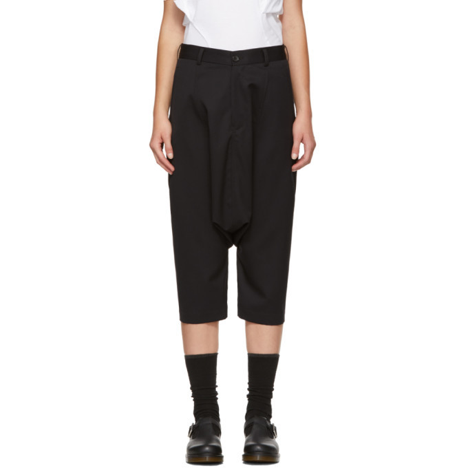 Comme des Garcons Girl Black Wool Sarouel Trousers Comme des Garcons