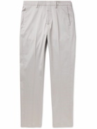 Dunhill - Straight-Leg Cotton-Blend Trousers - Gray