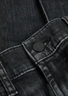7 For All Mankind Slimmy Tapered-leg Jeans Black