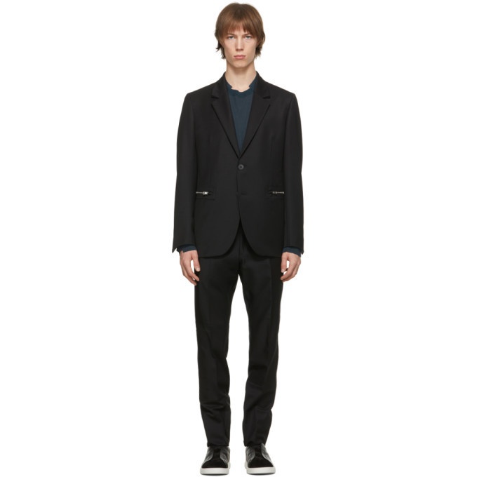 Photo: ermenegildo zegna couture Black Merino Usetheexisting Achillfarm™ Suit
