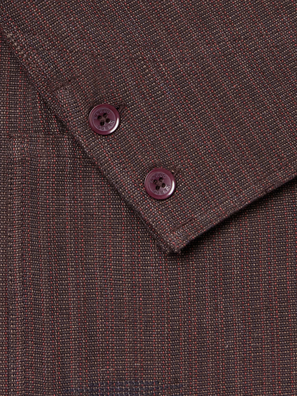 Kardo - Somesh Cotton Suit Jacket - Brown