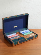 Ralph Lauren Home - Sawyer Leather-Trimmed Checked Canvas Poker Set