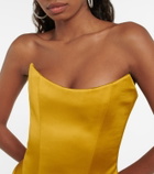 Rasario Satin corset gown