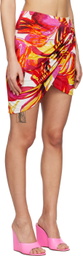 Louisa Ballou Pink Coastline Miniskirt