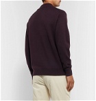 Camoshita - Wool Mock-Neck Sweater - Purple
