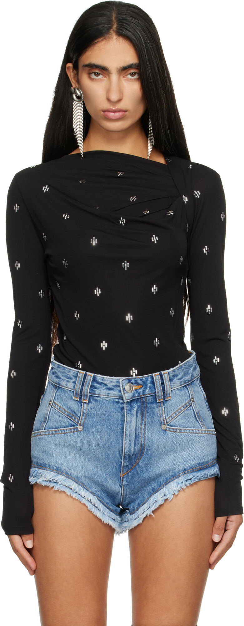 Isabel Marant Black Myza Blouse