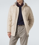 Brunello Cucinelli Wool flannel down parka