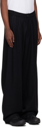 HYEIN SEO Black Wide Wool Trousers