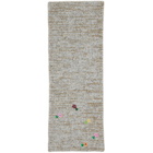 Dries Van Noten Gray Wool & Cashmere Scarf