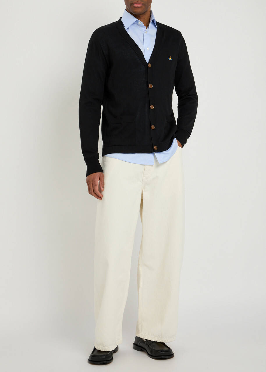Vivienne Westwood Alex Cotton Cardigan Black