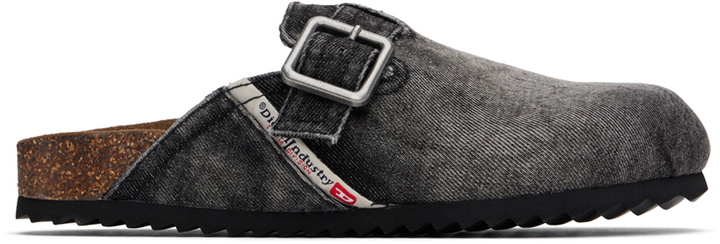 Photo: Diesel Black D-Woodstock X Slip-on Loafers