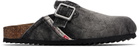 Diesel Black D-Woodstock X Slip-on Loafers
