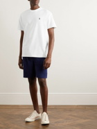 Polo Ralph Lauren - Logo-Embroidered Cotton-Blend Terry T-Shirt - White