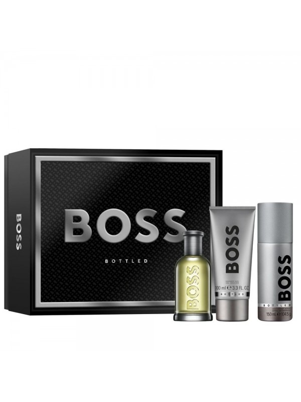 Hugo Boss Mens Boss Bottled Gift Set Fragrances 3616305439444