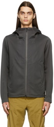 Descente Allterrain Grey Wind Shield Dot Lamination Jacket