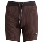 Bandit Women's Variegated Striped Cadence™ 5” Compression Short in Cacao/Bandit Black