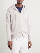 Eleventy - Cashmere Zip-Up Hoodie - Neutrals