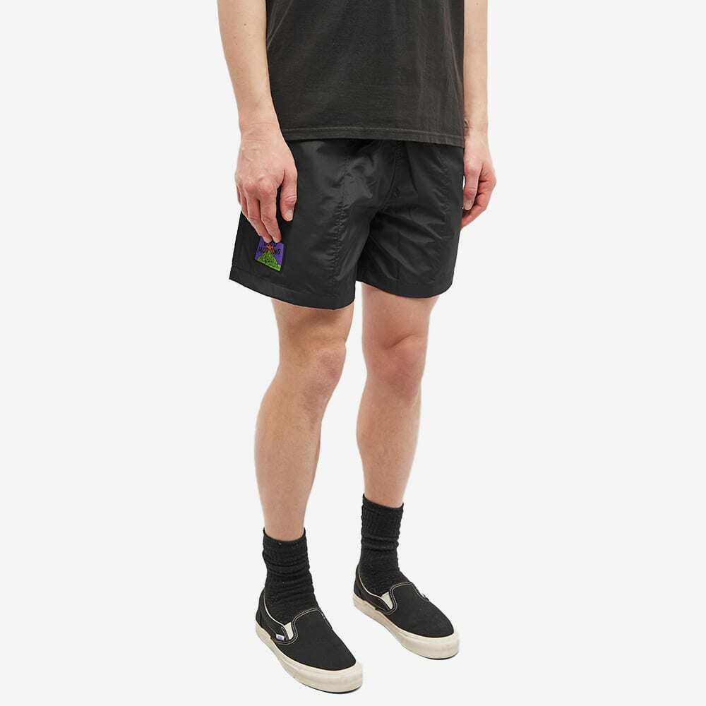 Good Morning Tapes Men's Logo Swim Short in Black