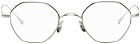 Yuichi Toyama Silver Tomoe Glasses