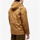 Battenwear Men's Travel Shell Parka Jacket in Navy/Khaki