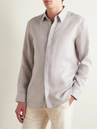 Gabriela Hearst - Nicolas Linen Shirt - Gray